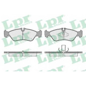 Колодки тормозные дисковые для MERCEDES SPRINTER(903) <b>LPR 05P1611 / 23901</b>