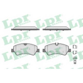 Колодки тормозные дисковые для FORD TOURNEO CUSTOM, TRANSIT CUSTOM <b>LPR 05P1787 / 25604</b>