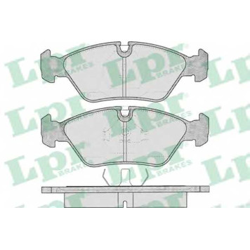 Колодки тормозные дисковые для BMW 3(E30), 5(E28), 6(E24) / PORSCHE 928 <b>LPR 05P237 / 20629</b>