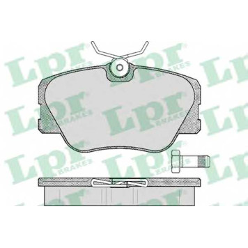 Колодки тормозные дисковые для MERCEDES (W124), 190(W201), COUPE(C124), E(A124,C124,S124,W124), KOMBI(S124), S(W126,W140) <b>LPR 05P280 / 20941</b>