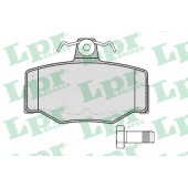 Колодки тормозные дисковые для NISSAN ALMERA TINO(V10), ALMERA(N16), PRIMERA(P10,P11,WP11) <b>LPR 05P387 / 21545</b>