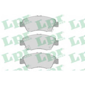 Колодки тормозные дисковые для HONDA CIVIC(EG, EH, EJ, EK, EM1, EM2, EP, ES, EU, EV, FA, FD), CRX(EG, EH) <b>LPR 05P564 / 21696</b>