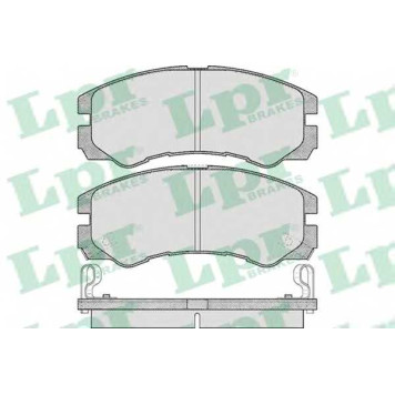 Колодки тормозные дисковые для ISUZU TROOPER(UB) / OPEL FRONTERA(5#MWL4,5#SUD2), MONTEREY(UBS#) <b>LPR 05P565 / 21845</b>
