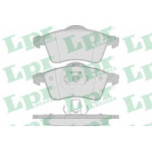 Колодки тормозные дисковые для VW TRANSPORTER(70XA, 70XB, 70XC, 70XD, 7DB, 7DK, 7DW) <b>LPR 05P645 / 21883</b>