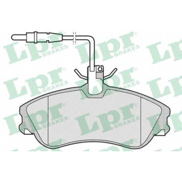 Колодки тормозные дисковые для CITROEN BERLINGO(M#,MF), XSARA(N0,N1,N2) / PEUGEOT 306(7A,7B,7C,7D,7E,N3,N5), PARTNER(5,5F) <b>LPR 05P683 / 23124</b>