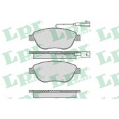 Колодки тормозные дисковые для FIAT DOBLO(152,263,263#), LINEA(323), MULTIPLA(186), PUNTO(199), STILO Multi(192), STILO(192) / LANCIA MUSA(350) <b>LPR 05P764 / 23708</b>