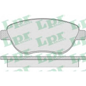 Колодки тормозные дисковые для CITROEN BERLINGO, C3, C4, XSARA / FIAT DOBLO / PEUGEOT 1007, 206, 207, 307, 4008, PARTNER <b>LPR 05P807 / 23600</b>