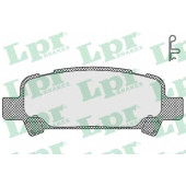 Колодки тормозные дисковые для SUBARU FORESTER(SF,SG), IMPREZA(GC,GD,GF,GG), LEGACY(B13#,BE,BH,BL,BP), OUTBACK(BE,BH,BL,BP) <b>LPR 05P838 / 23572</b>