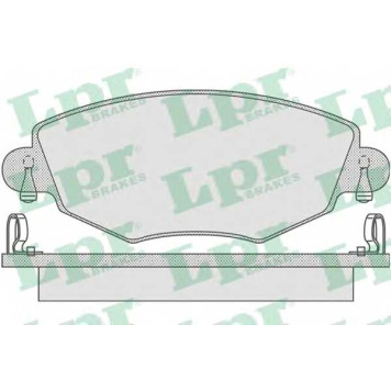 Колодки тормозные дисковые для FORD MONDEO(B4Y,B5Y,BWY) <b>LPR 05P865 / 23278</b>