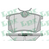 Колодки тормозные дисковые для PEUGEOT 1007(KM#), 207(WK#), 307(3A/C,3B,3E,3H) <b>LPR 05P868 / 20961</b>