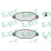 Колодки тормозные дисковые для PEUGEOT 206(2A/C,2E/K,T3E) <b>LPR 05P903 / 23598</b>