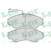 Колодки тормозные дисковые для CITROEN JUMPER(230,230L,230P,244,Z#) / FIAT DUCATO(230,230L,244,Z#) / PEUGEOT BOXER(230L,230P,244,Z#,ZCT#) <b>LPR 05P967 / 23919</b>