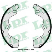 Комплект тормозных колодок для KIA AVELLA / MAZDA DEMIO(DW) <b>LPR 08050 / 88050</b>