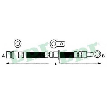 Тормозной шланг LPR 6T47482