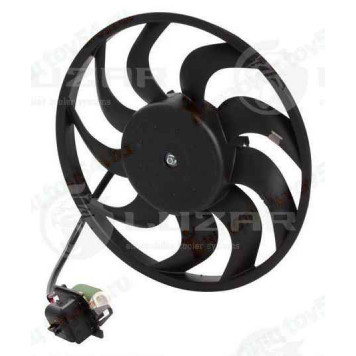 Вентилятор радиатора двигателя ВАЗ 2190 Гранта нового образца без кожуха <b>LUZAR LFc 0194</b>