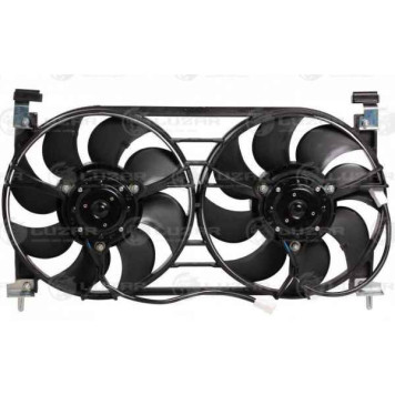 Вентилятор охлаждения двигателя ВАЗ 21214 с кожухом 2 вентилятора <b>LUZAR LFK 01220</b>-1