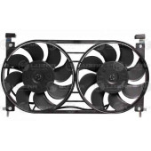 Вентилятор охлаждения двигателя ВАЗ 21214 с кожухом 2 вентилятора <b>LUZAR LFK 01220</b>