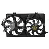 Вентилятор охл ВАЗ 2170 с кожухом конд. Halla в сборе <b>LUZAR LFK 01270</b>