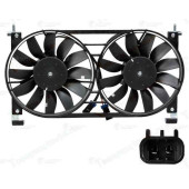 Вентилятор радиатора охлаждения двигателя ВАЗ 21214 Urban FL с кожухом <b>LUZAR LFK 0128</b>