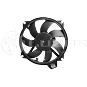 Вентилятор охл. с кожухом с резист. для а/м Renault Fluence/Megane III (10-) <b>LUZAR LFK0914</b>