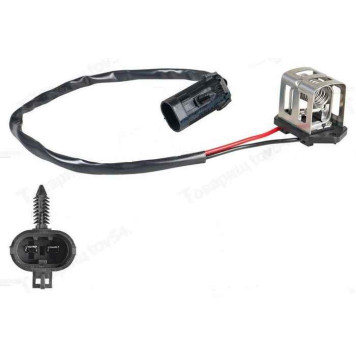 Резистор вентилятора радиатора охлаждения двигателя ВАЗ 2123 Шеви-Нива <b>LUZAR LFR 0124</b>