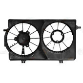 Кожух вентилятора охлаждения ВАЗ 2170 пластмассовый тип Halla <b>LUZAR LFS 01270</b>