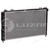 Радиатор охлаждения ВАЗ 1118 Калина с кондиционером алюминиевый с увеличенной теплоотдачей <b>LUZAR LRc 01183</b>