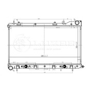 Радиатор охлаждения двигателя для а/м Subaru Forester S11 (02-) без горловины <b>LUZAR LRc221A0</b>