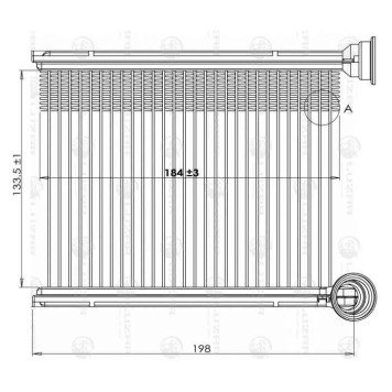 Радиатор отопителя Renault Logan (12-),Vesta (15-) 271153553R <b>LUZAR LRh 0978</b>-1