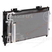 Радиатор охлаждения ВАЗ 2170 Приора блок (радиатор+кондиционер+вентилятор) тип Halla <b>LUZAR LRK 0127</b>