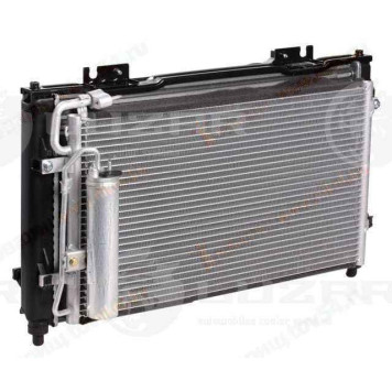 Радиатор охлаждения ВАЗ 2170 Приора блок (радиатор+кондиционер+вентилятор) тип Halla <b>LUZAR LRK 0127</b>