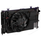 Радиатор охлаждения ВАЗ 2190 Гранта блок (радиатор+кондиционер+вентилятор) тип KDAC <b>LUZAR LRK 0194</b>