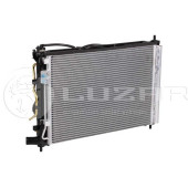 Блок охл. (радиатор+конденсер+вентилятор) для а/м Hyundai Solaris/Kia Rio (10-) AT <b>LUZAR LRK081L4</b>