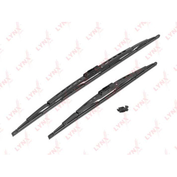 'каркасная щетка стеклоочистителя (2шт.) 600мм/24''+450мм/18'' подходит для CHEVROLET Cruze 09>, CITROEN C2 03> / C3 I 02>, FORD Fiesta 10>, HYUNDAI i30(FD) 07-11 / Santa Fe(SM/CM) 04-12 / Son ' <b>LYNXAUTO 6045LR</b>