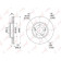 Диск тормозной передний (282x23) подходит для HONDA Accord VII 2.0-2.4 03-08 / Stepwagon 2.0 09-15 <b>LYNXAUTO BN-1045</b>