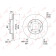 Диск тормозной передний (231x17) подходит для HONDA Jazz(GD) 1.3 02-08 <b>LYNXAUTO BN-1046</b>