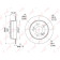 Диск тормозной задний (258x9) подходит для MB 190(W201) 1.8-2.6 >93 / C180-280(W202) 93-00 / E200-300D(W124) >97 <b>LYNXAUTO BN-1075</b>