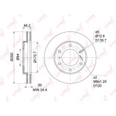 Диск тормозной передний (290x26) <b>LYNXAUTO BN-1090</b>