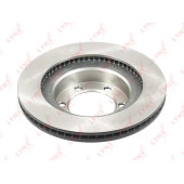 Диск тормозной передний (338x28) подходит для TOYOTA Land Cruiser Prado(120/150) 2.7-4.0 02>, LEXUS GX470 01> <b>LYNXAUTO BN-1158</b>