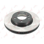 Диск тормозной передний R (330x32) подходит для VW Touareg(7L/P) 2.5D-5.0D 02>, PORSCHE Cayenne I 3.0D-4.5 06-10 <b>LYNXAUTO BN-1212R</b>