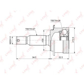 Шрус наружный подходит для MITSUBISHI Outlander II 2.0-3.0 06>, CITROEN C-Crosser(EP) 2.0-2.4 08>, PEUGEOT 4007 2.0-2.4 08> <b>LYNXAUTO CO-3867</b>