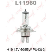 Лампа H19 12V 60/55W PU43t-3 <b>LYNXAUTO L11960</b>