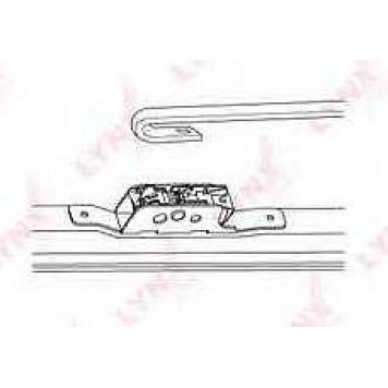 Щетка стеклоочистителя зимняя LYNXauto LW330 13" -1