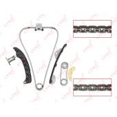 Комплект цепи грм TOYOTA Auris(E15) 1.6-1.8 07> / Corolla(E15) 1.6-1.8 07> / Matrix 1.8 08-14 / Prius(W3/W4) 1.8h 09> / Yaris(P90) 1.8 07>, LEXUS CT200h 10> <b>LYNXAUTO TK-0042</b>