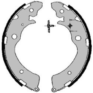 Колодки торм.бар.HONDA ACCORD/CR-V/HR-V/SUZUKI JIMNY 90- <b>MAFF 9.356.9</b>