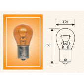 Лампа накаливания PY21W 24В 21Вт MAGNETI MARELLI 008508100000