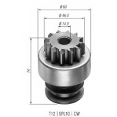 Ведущая шестерня стартера MAGNETI MARELLI AMB0150 / 940113020150
