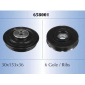 Ременный шкив коленвала MALO 658001