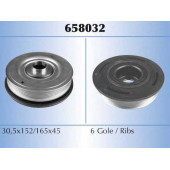 Ременный шкив коленвала MALO 658032