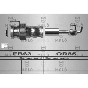 Тормозной шланг MALO 80222